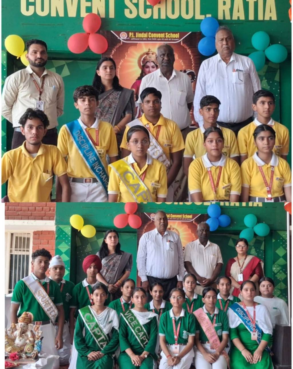 Prefectorial Board Formed at PL Jindal Convent School